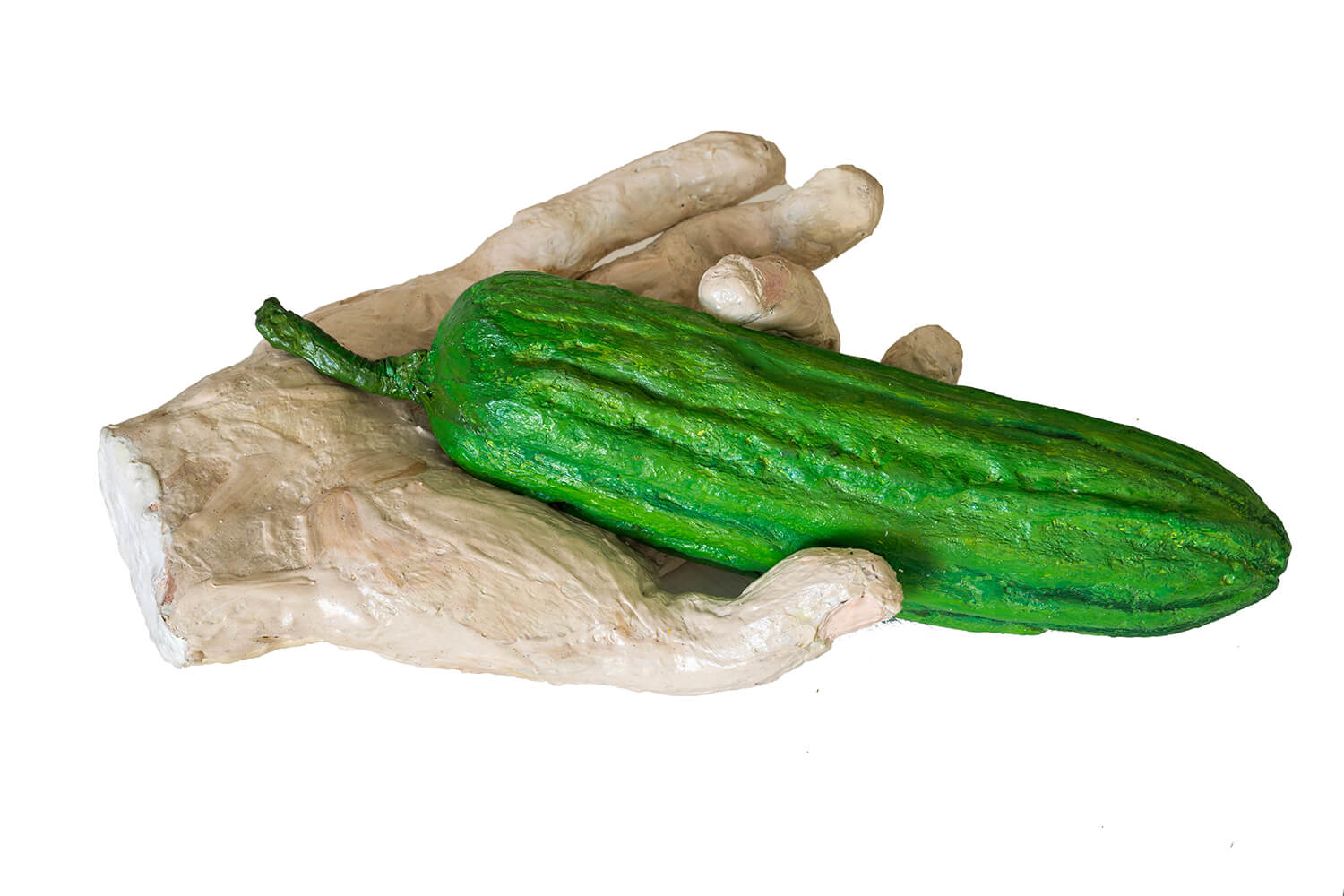 Hand with Cucumber