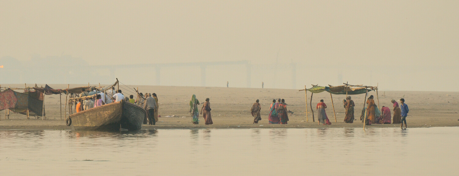 Amanecer en el Ganges